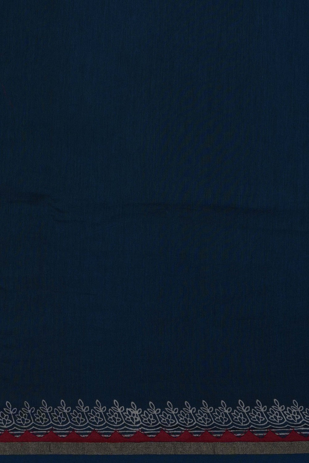 Image of Blue Chanderi Silk Cotton Saree