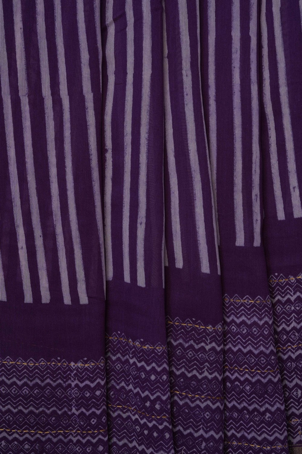 Image of Purple Chanderi Silk Cotton Saree