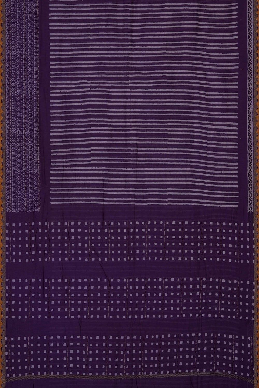 Image of Purple Chanderi Silk Cotton Saree