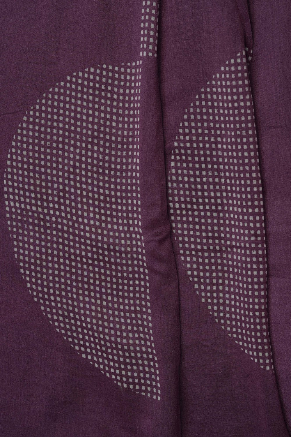 Image of Purple Chanderi Silk Cotton Saree
