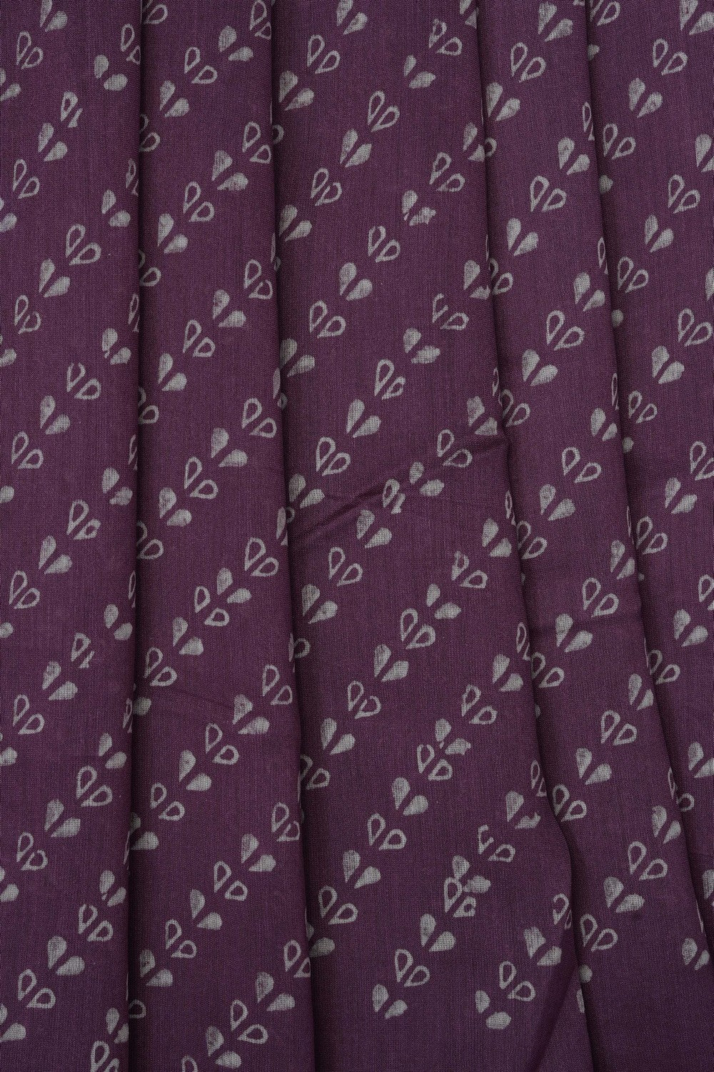 Image of Purple Chanderi Silk Cotton Saree