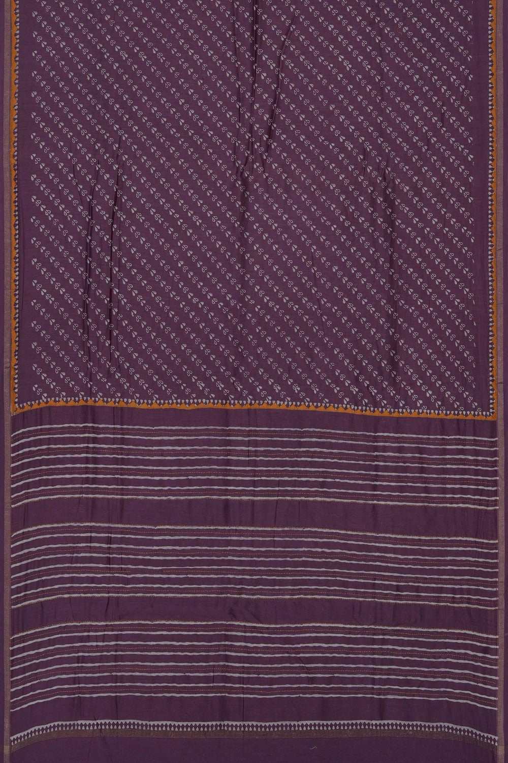 Image of Purple Chanderi Silk Cotton Saree