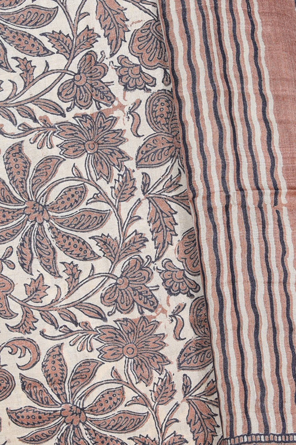 Collection of Bagru Printed Unstitched Suit Set Fabric (3 Pcs Set) in a gallery layout