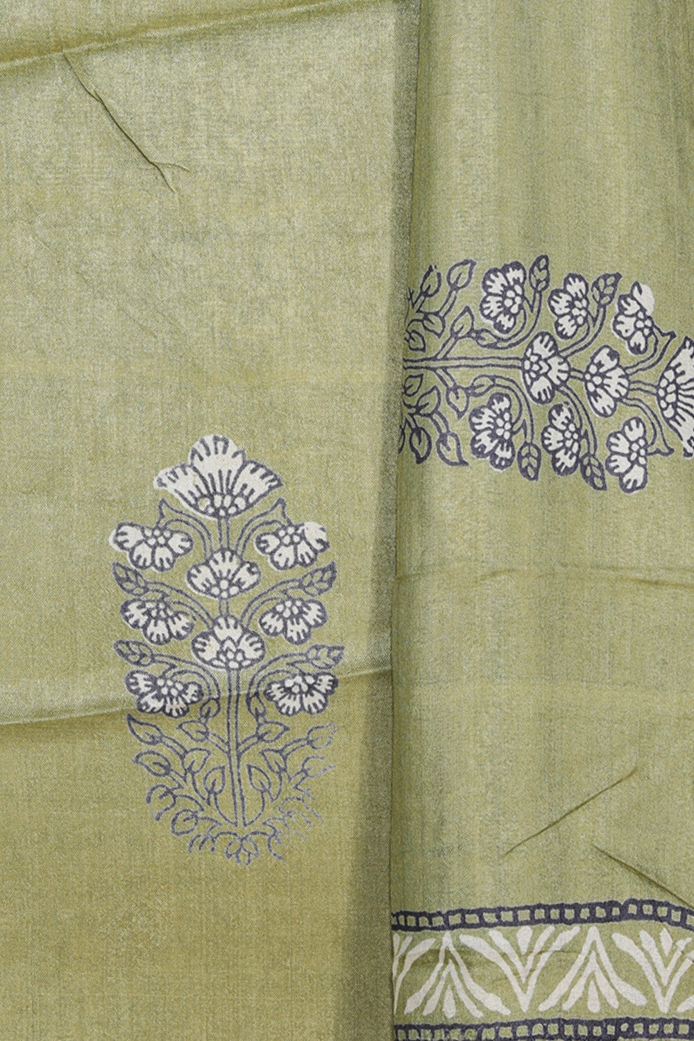 Tussar Unstitched Suit Set Fabric (3 Pcs Set)