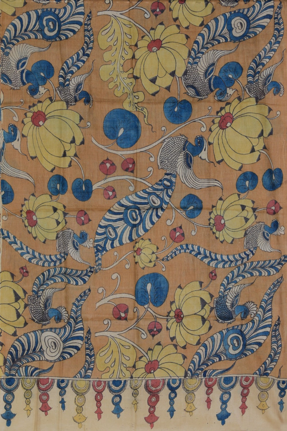 Image of Tussar Unstitched Suit Set Fabric (3 Pcs Set)