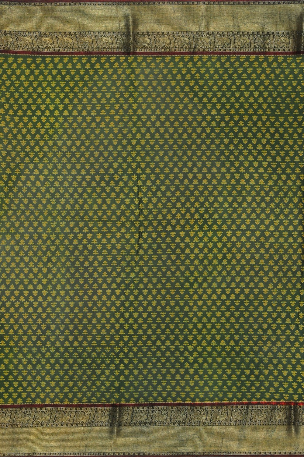 Image of Ajrakh Printed Saree