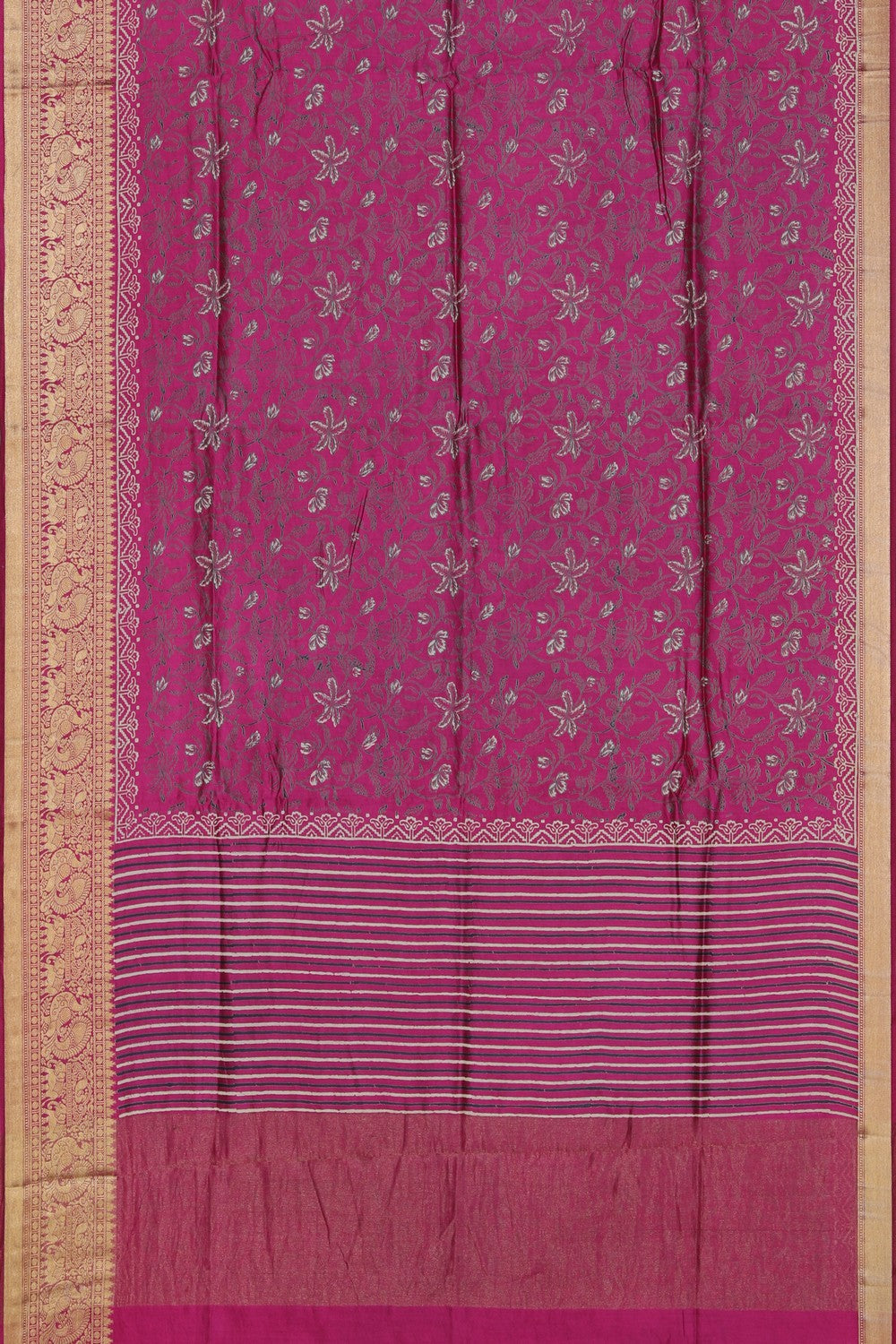 Collection of Bagru Block Printed Saree in a gallery layout