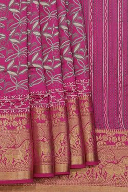 Collection of Bagru Block Printed Saree in a gallery layout