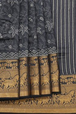 Collection of Bagru Block Printed Saree in a gallery layout