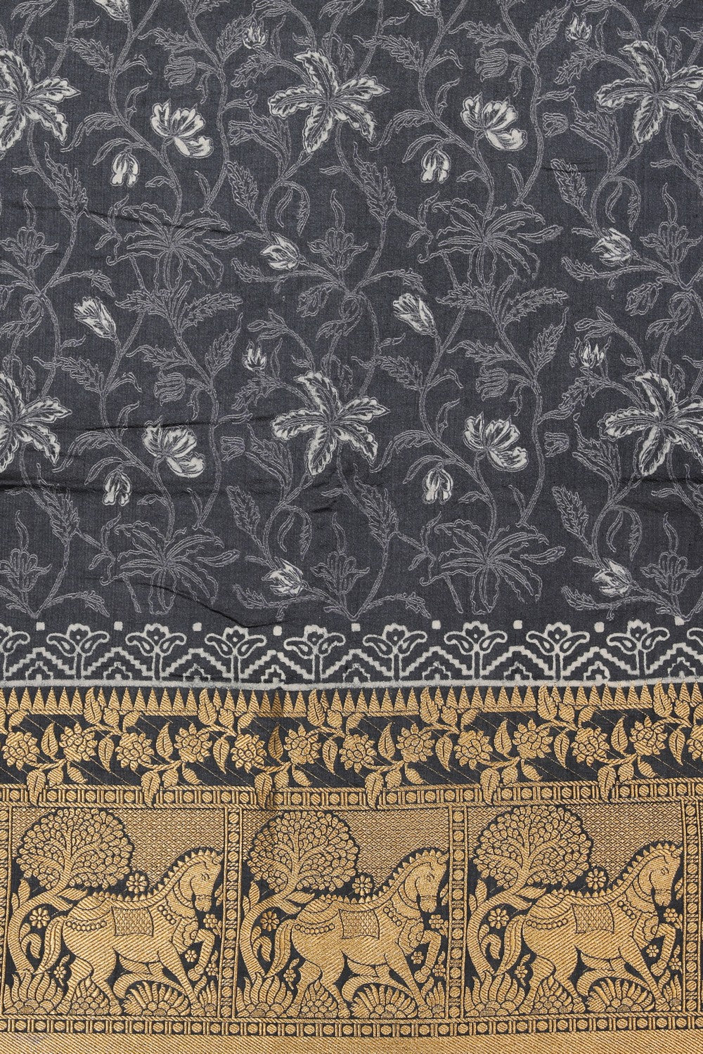 Image of Bagru Block Printed Saree