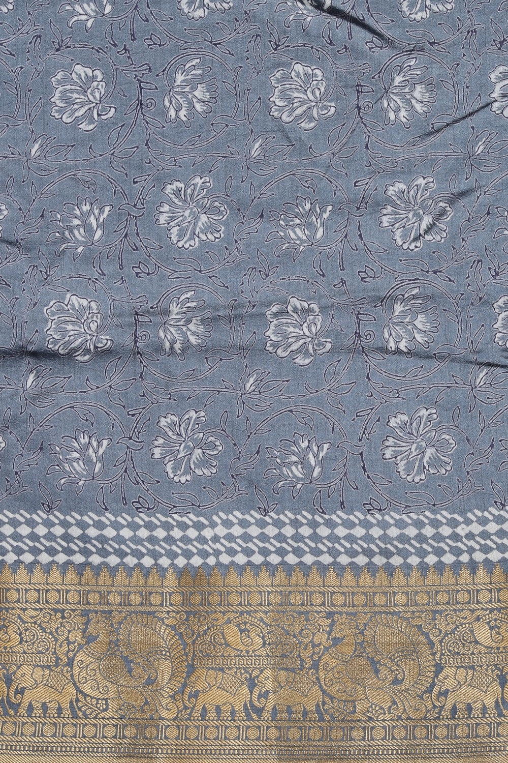 Image of Bagru Block Printed Saree