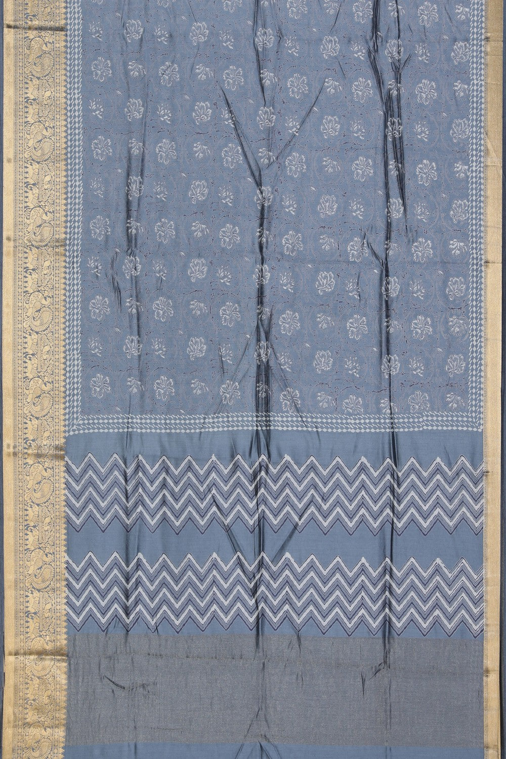 Image of Bagru Block Printed Saree