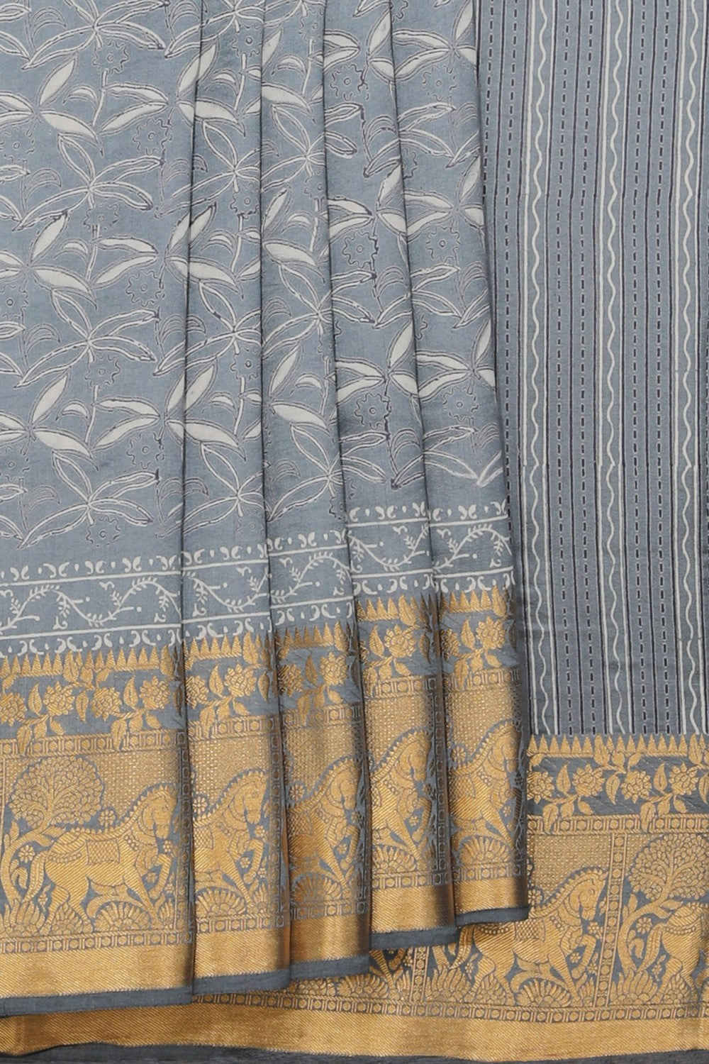 Collection of Bagru Block Printed Saree in a gallery layout