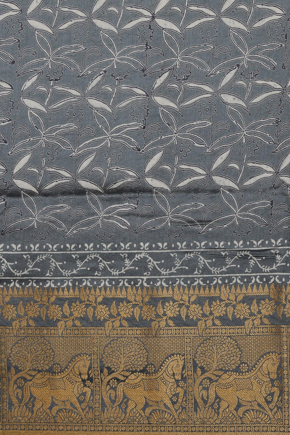 Image of Bagru Block Printed Saree