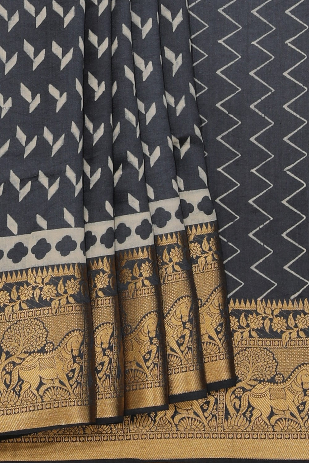 Collection of Bagru Block Printed Saree in a gallery layout