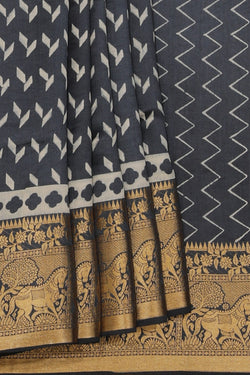 Collection of Bagru Block Printed Saree in a gallery layout