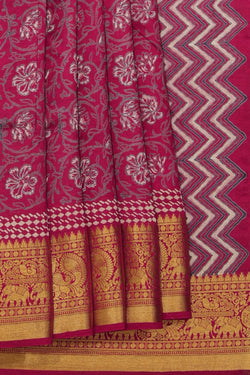 Collection of Bagru Block Printed Saree in a gallery layout