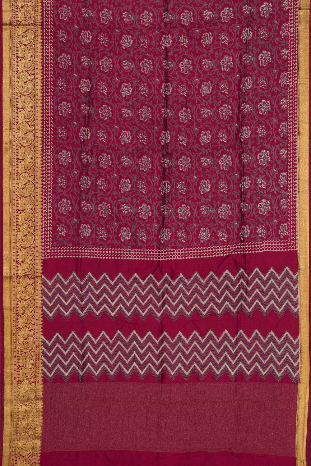 Image of Bagru Block Printed Saree