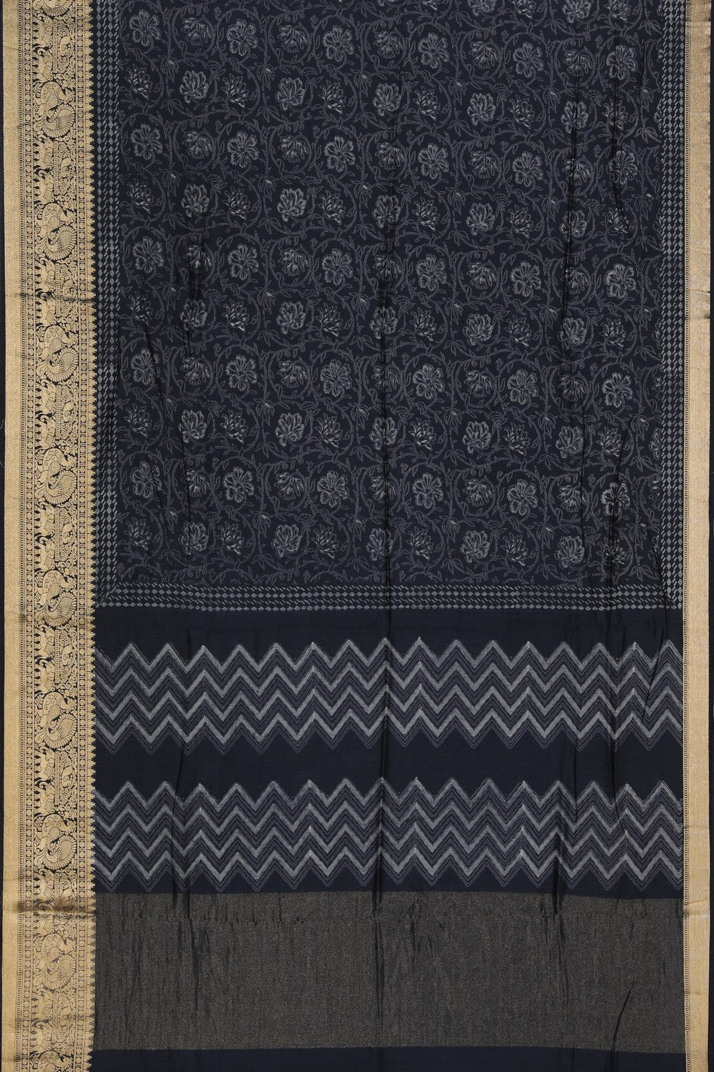 Collection of Bagru Block Printed Saree in a gallery layout