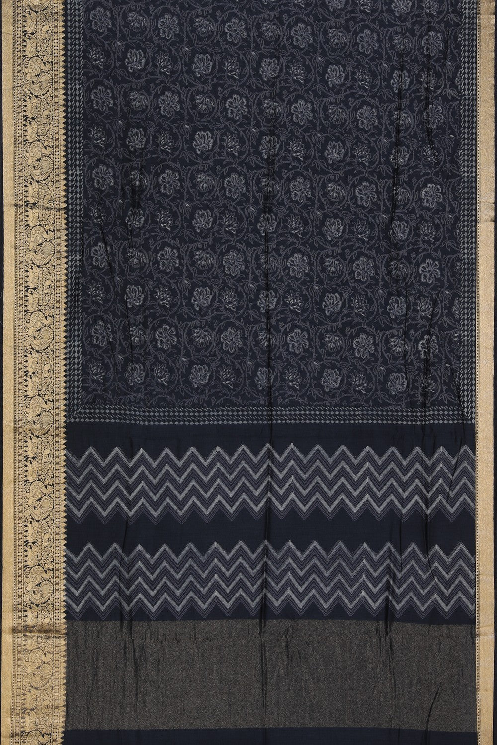 Image of Bagru Block Printed Saree