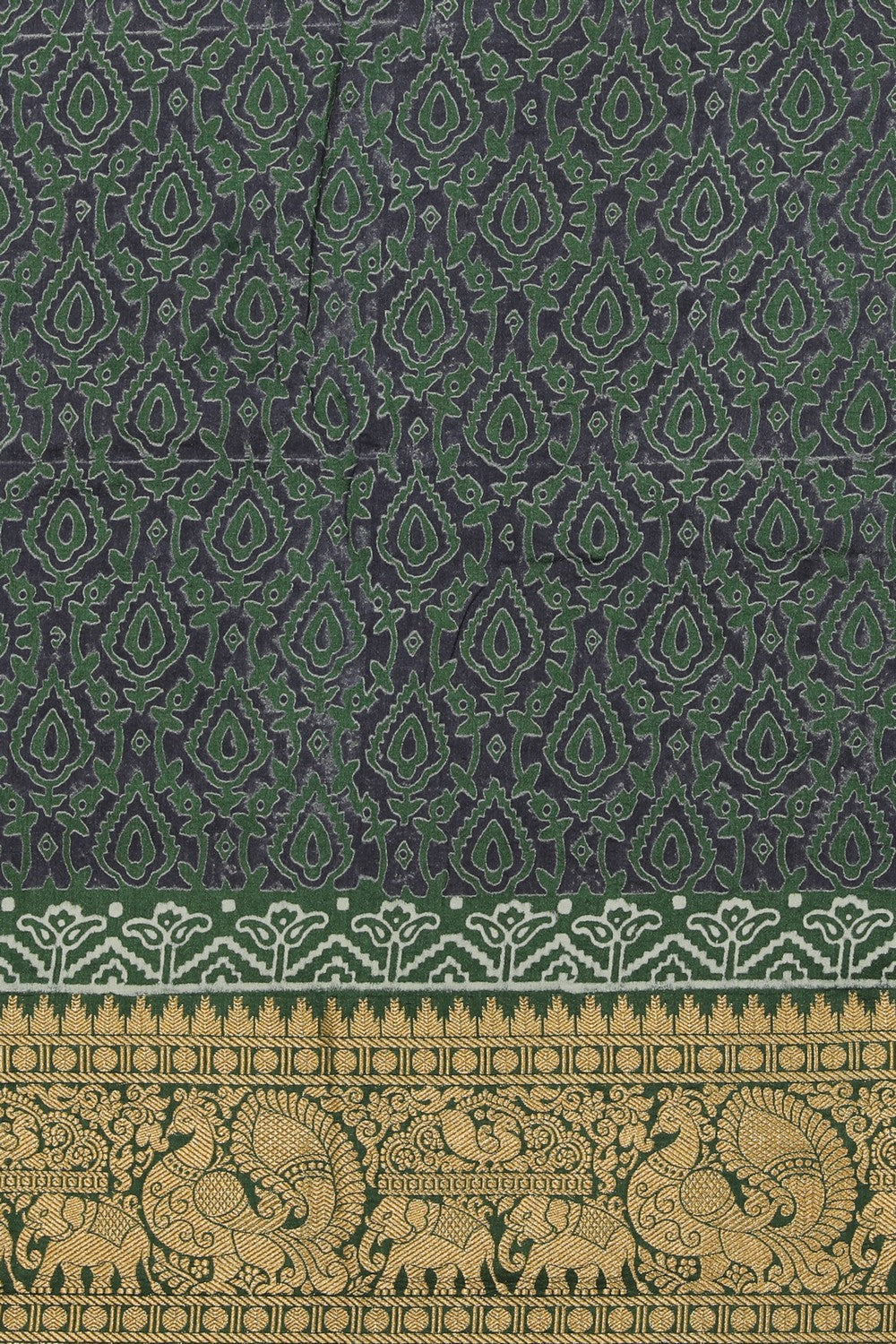 Collection of Bagru Block Printed Saree in a gallery layout