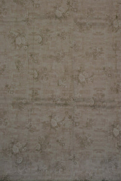Image of A Floral Print Linen Sare