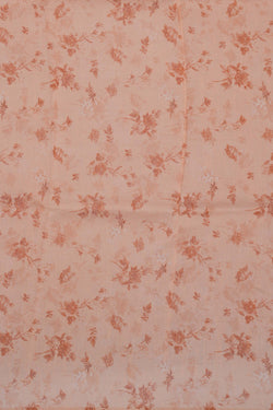 Image of A Floral Print Linen Sare