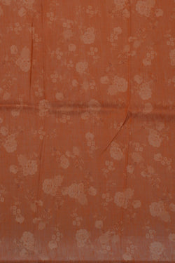 Image of A Floral Print Linen Sare