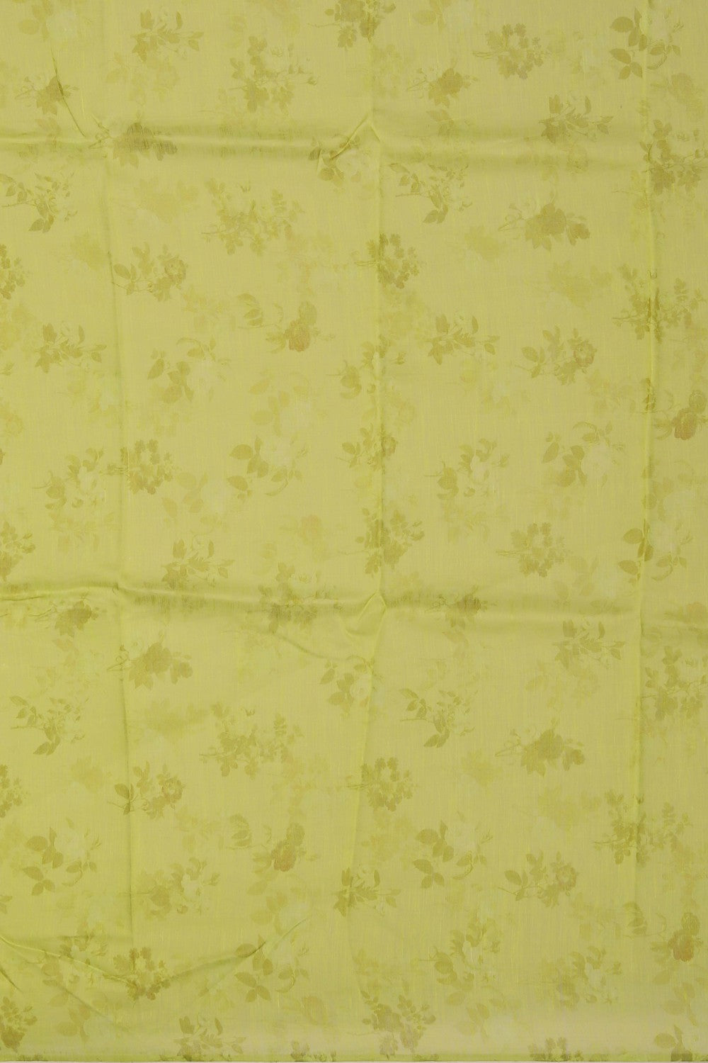 Image of A Floral Print Linen Sare