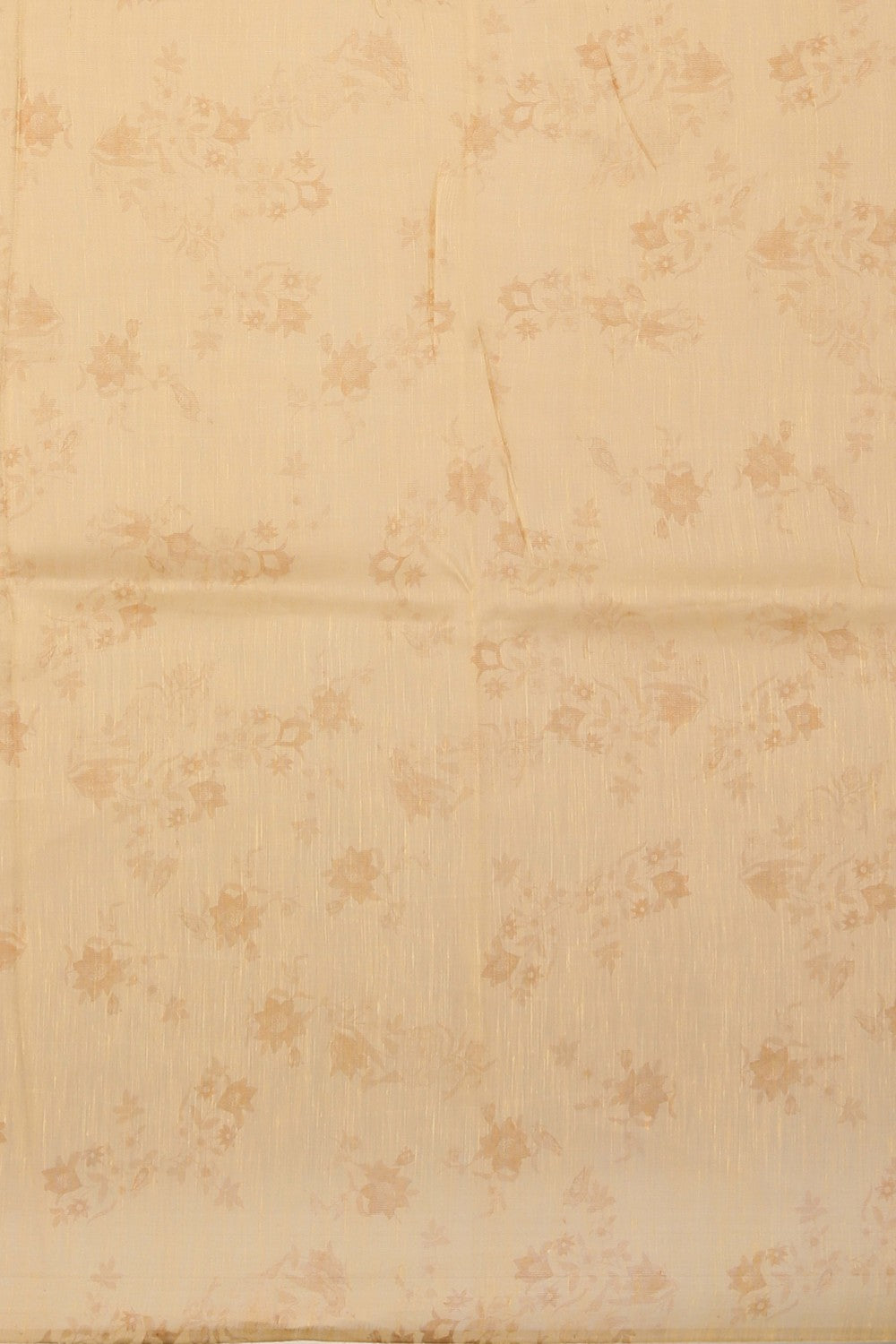 A Floral Print Linen Sare