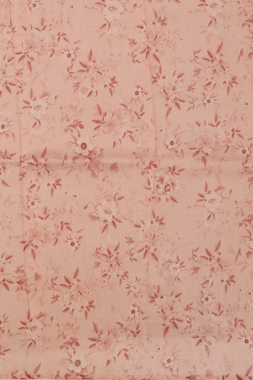 Image of A Floral Print Linen Sare