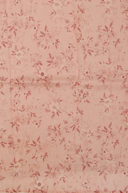 Image of A Floral Print Linen Sare