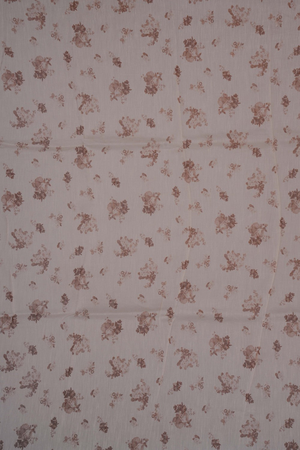 Image of A Floral Print Linen Sare