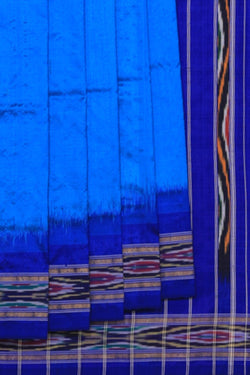 Collection of Pochampally-Silk Blue Saree in a gallery layout