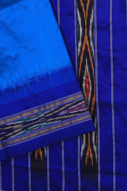 Collection of Pochampally-Silk Blue Saree in a gallery layout