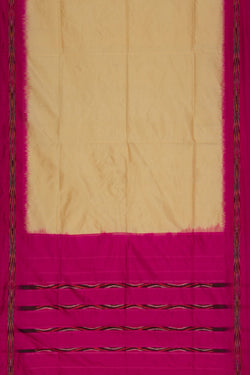 Collection of Pochampally-Silk Cream Saree in a gallery layout