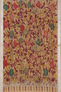 Image of Mangalgiri Kalamkari Dupatta