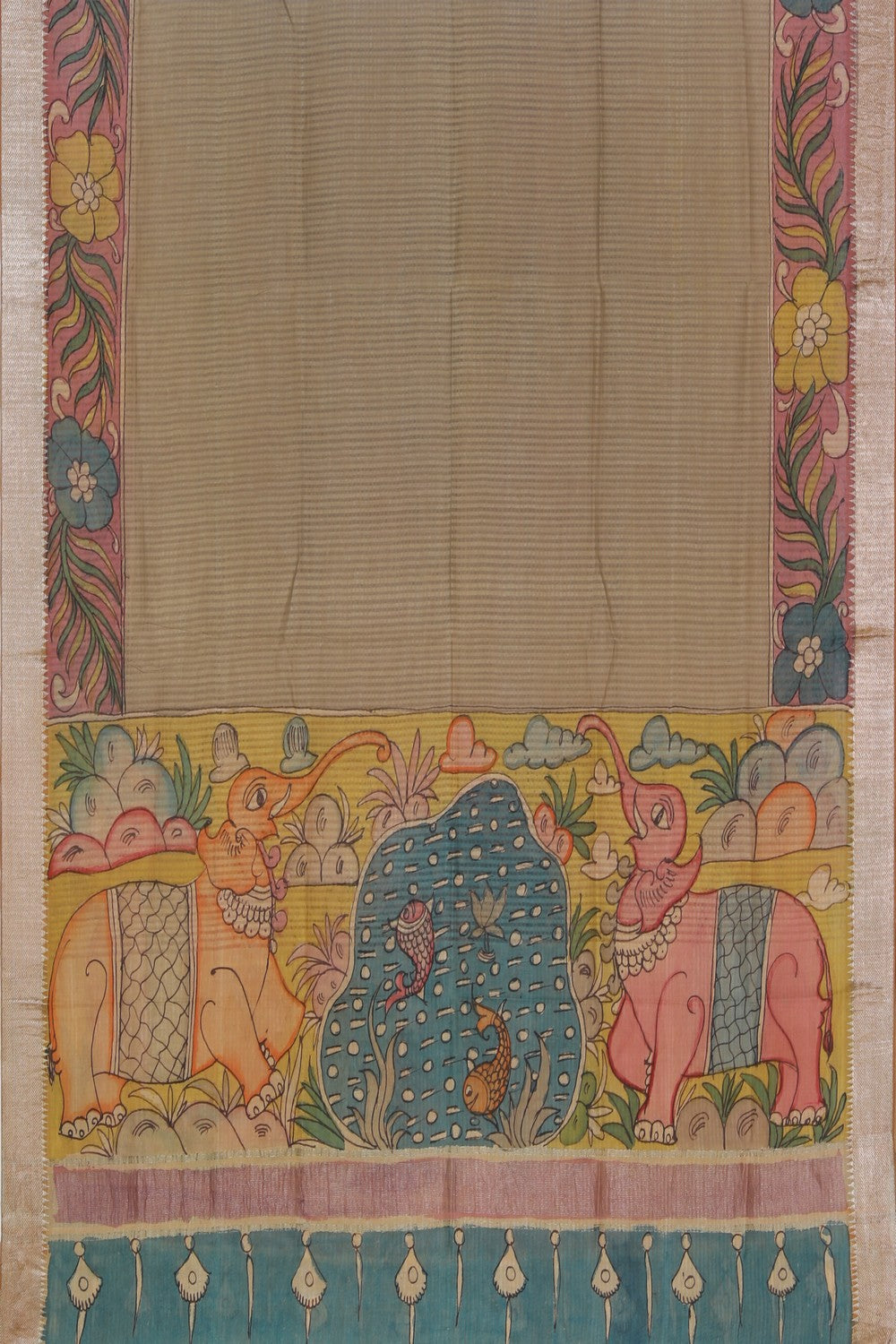 Mangalgiri Kalamkari Dupatta