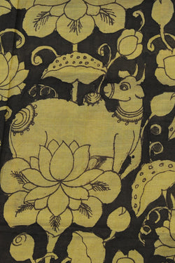 Image of Mangalgiri Silk Kalamkari Dupatta