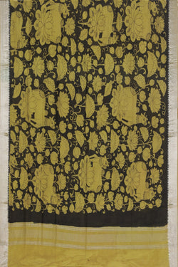 Image of Mangalgiri Silk Kalamkari Dupatta