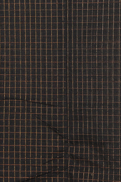 Image of Mangalgiri Silk Black Saree