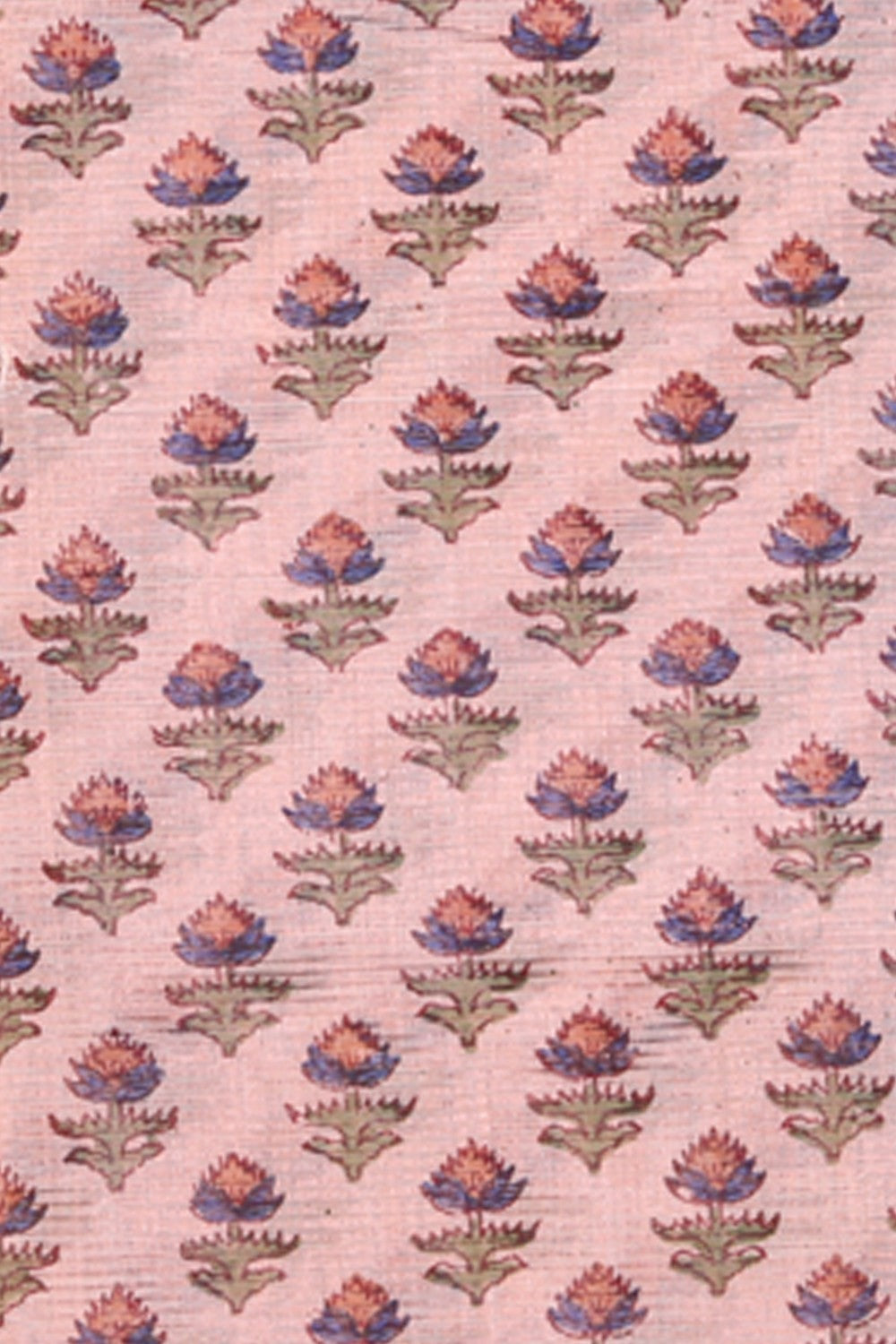 Collection of Mangalgiri Silk Light Peach Printed Saree in a gallery layout