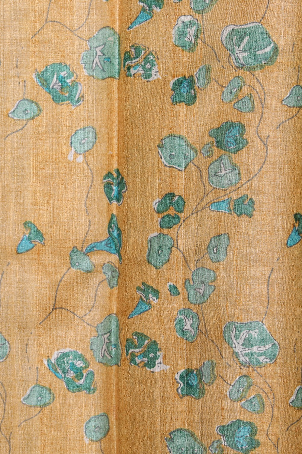 Collection of Tussar-Silk Floral Print Saree in a gallery layout