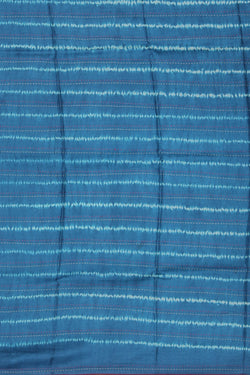 Collection of Shibori Printed Blue Saree in a gallery layout