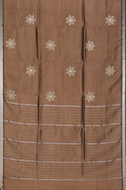 Collection of Kutchwork Mangalgiri Silk Saree in a gallery layout