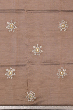 Collection of Kutchwork Mangalgiri Silk Saree in a gallery layout