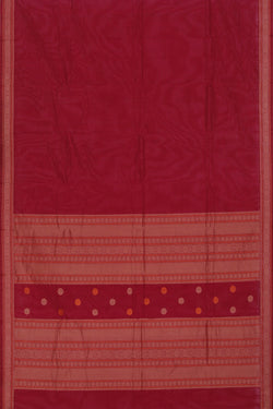 Collection of Kanchi Cotton Plum-Pink Saree in a gallery layout