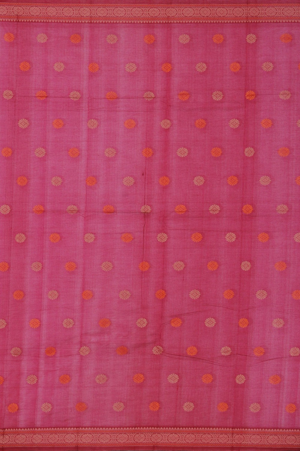 Collection of Kanchi Cotton Plum-Pink Saree in a gallery layout