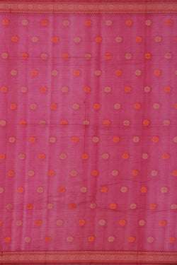 Collection of Kanchi Cotton Plum-Pink Saree in a gallery layout