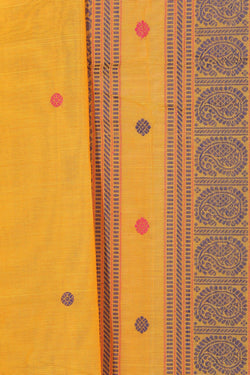 Collection of Kanchi Cotton Yellow Saree in a gallery layout